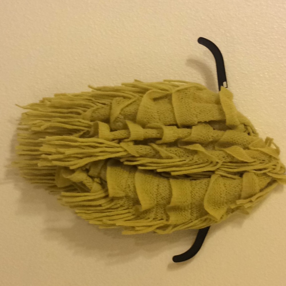 mustard yellow infinity scarf